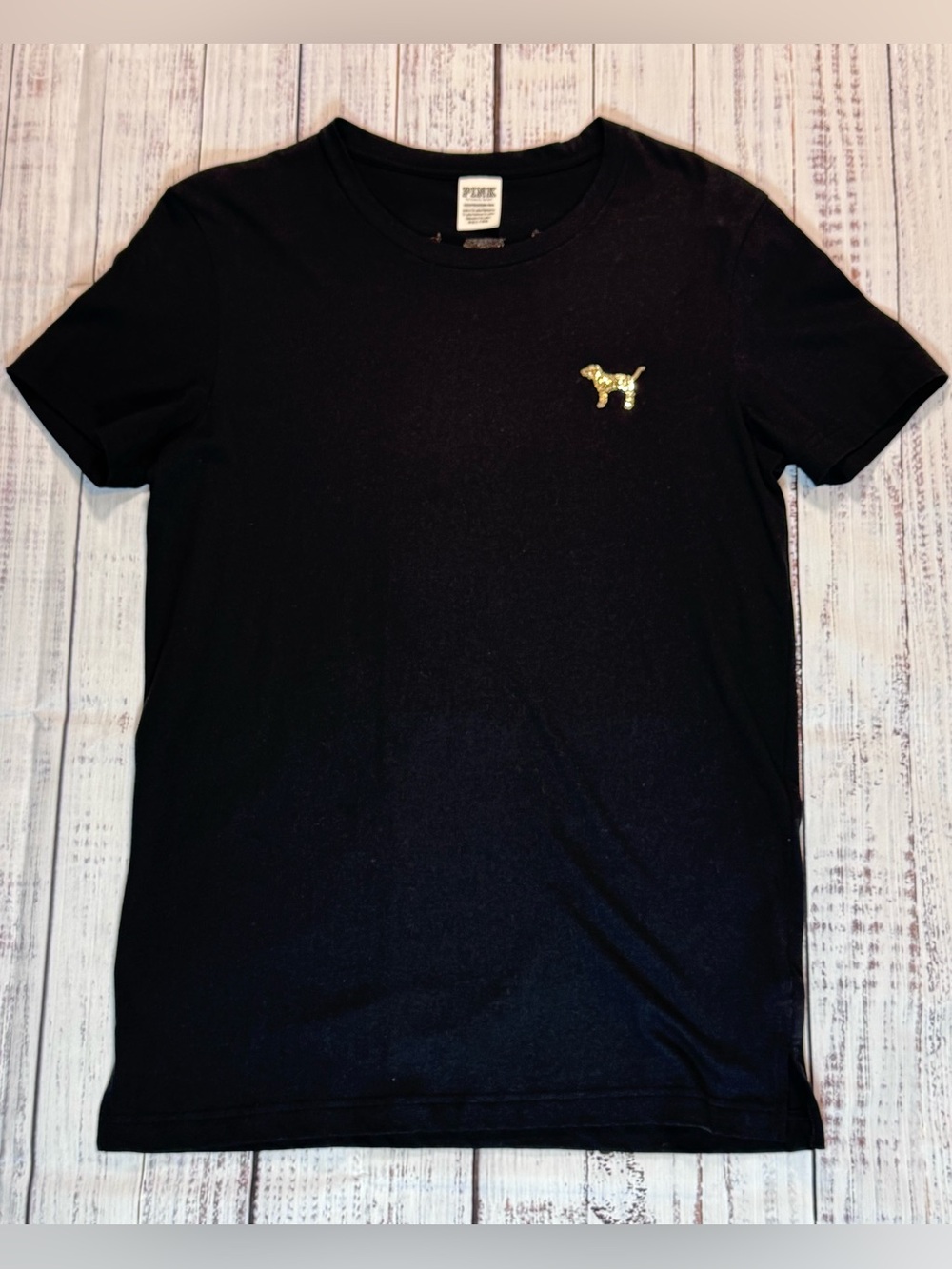 Victorias Secret PINK black t shirt